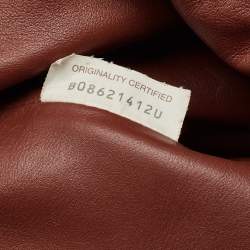 Pre Owned Bottega Veneta Brown Leather Classic The Pouch Clutch