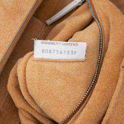 Pre Owned Bottega Veneta White Medium Calfskin Maxi Intrecciato Arco Bag