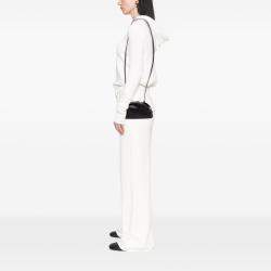 Pre Owned Bottega Veneta Black Lambskin The Mini Pouch Crossbody