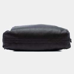 Pre Owned Bottega Veneta Black Lambskin The Mini Pouch Crossbody