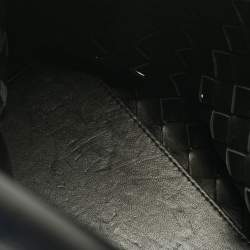 Pre Owned Bottega Veneta Black Intrecciato Leather Medium Andiamo Bag