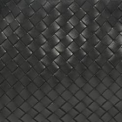 Pre Owned Bottega Veneta Black Intrecciato Leather Medium Andiamo Bag