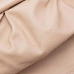 Pre Owned Bottega Veneta Beige Brown Lambskin The Pouch