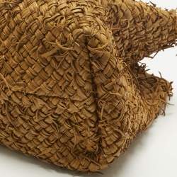 Pre Owned Bottega Veneta Mustard Intrecciato Leather Limited Edition 209/750 Cabat Tote
