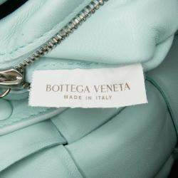 Pre Owned Bottega Veneta Blue Nappa Intrecciato Padded Cassette Crossbody