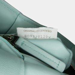 Pre Owned Bottega Veneta Blue Nappa Intrecciato Padded Cassette Crossbody