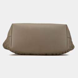 Pre Owned Bottega Veneta Brown Nappa Intrecciato Tote
