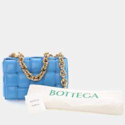 Pre Owned Bottega Veneta Blue Padded Cassette