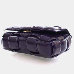 Pre Owned Bottega Veneta Purple Cassette Bag