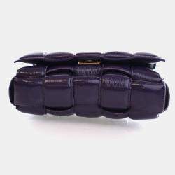 Pre Owned Bottega Veneta Purple Cassette Bag