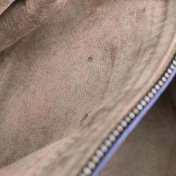 Pre Owned Bottega Veneta Purple Intrecciato Roma Tote Bag