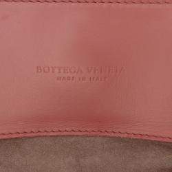 Pre Owned Bottega Veneta Red Medium Nappa Intrecciato Roma Tote