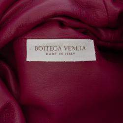 Pre Owned Bottega Veneta Purple Lambskin The Mini Pouch Crossbody