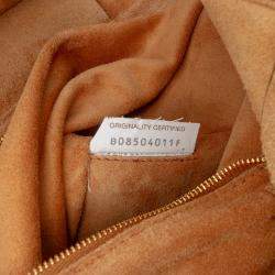 Pre Owned Bottega Veneta Brown Medium Grained Calfskin Maxi Intrecciato Arco Bag