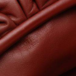Pre Owned Bottega Veneta Red Teen Lambskin Pouch
