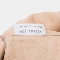 Pre Owned Bottega Veneta Brown Lambskin The Pouch