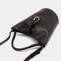 Pre Owned Bottega Veneta Brown Leather Liberta Bucket Bag