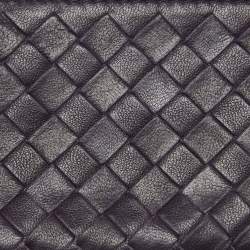 Pre Owned Bottega Veneta Purple Intrecciato Leather Coin Purse
