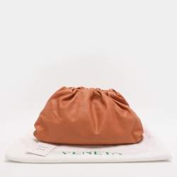 Pre Owned Bottega Veneta Clay Leather Large The Pouch Clutch