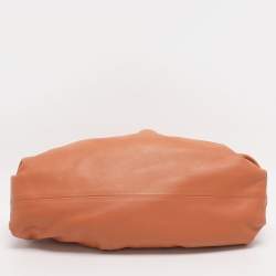 Pre Owned Bottega Veneta Clay Leather Large The Pouch Clutch