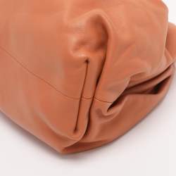 Pre Owned Bottega Veneta Clay Leather Large The Pouch Clutch