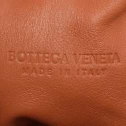 Pre Owned Bottega Veneta Clay Leather Large The Pouch Clutch