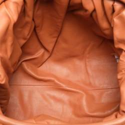 Pre Owned Bottega Veneta Clay Leather Large The Pouch Clutch