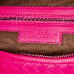 Pre Owned Bottega Veneta Medium Nappa Intrecciato Veneta Hobo