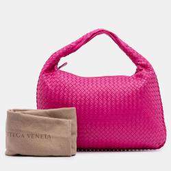Pre Owned Bottega Veneta Medium Nappa Intrecciato Veneta Hobo