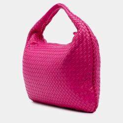 Pre Owned Bottega Veneta Medium Nappa Intrecciato Veneta Hobo