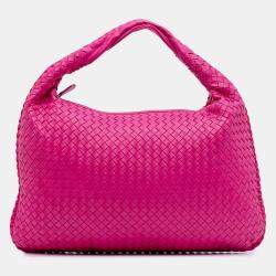 Pre Owned Bottega Veneta Medium Nappa Intrecciato Veneta Hobo