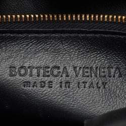 Pre Owned Bottega Veneta Black Padded Leather Cassette Chain Top Handle Bag
