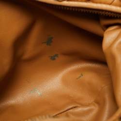 Pre Owned Bottega Veneta Brown Intrecciato Leather Teen Jodie Hobo