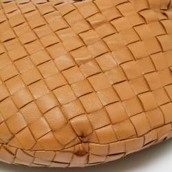 Pre Owned Bottega Veneta Brown Intrecciato Leather Teen Jodie Hobo