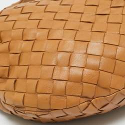 Pre Owned Bottega Veneta Brown Intrecciato Leather Teen Jodie Hobo