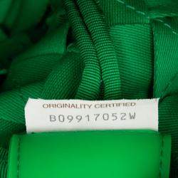 Pre Owned Bottega Veneta Mini Synthetic Fabric Intrecciato Double Knot Bag