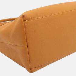 Pre Owned Bottega Veneta Orange Grained Calfskin Saint Germain Tote