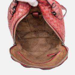 Pre Owned Bottega Veneta Nappa Intrecciato Backpack