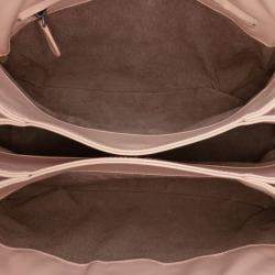 Pre Owned Bottega Veneta Pink Small Nappa Intrecciato Roma Satchel