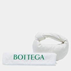 Pre Owned Bottega Veneta White Mini Nappa Puffy Jodie