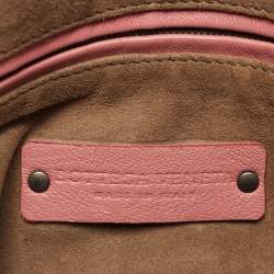 Pre Owned Bottega Veneta Old Rose Intrecciato Leather Nodini Shoulder Bag