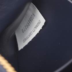 Pre Owned Bottega Veneta Tri Color Intrecciato Leather Concert Pouch