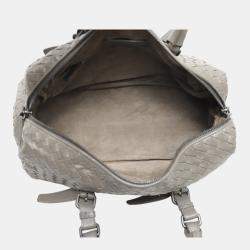 Pre Owned Bottega Veneta Intrecciato Bowling Bag