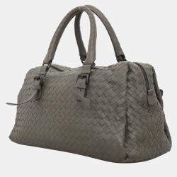 Pre Owned Bottega Veneta Intrecciato Bowling Bag