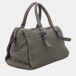 Pre Owned Bottega Veneta Intrecciato Bowling Bag