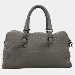 Pre Owned Bottega Veneta Intrecciato Bowling Bag