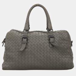 Pre Owned Bottega Veneta Intrecciato Bowling Bag