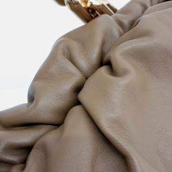 Pre Owned Bottega Veneta Brown Leather Chain Shoulder Bag
