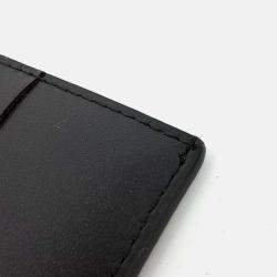 Pre Owned Bottega Veneta Brown Leather Mesh Card Wallet