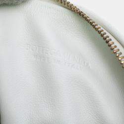 Pre Owned Bottega Veneta White Mini Nappa Intrecciato Jodie